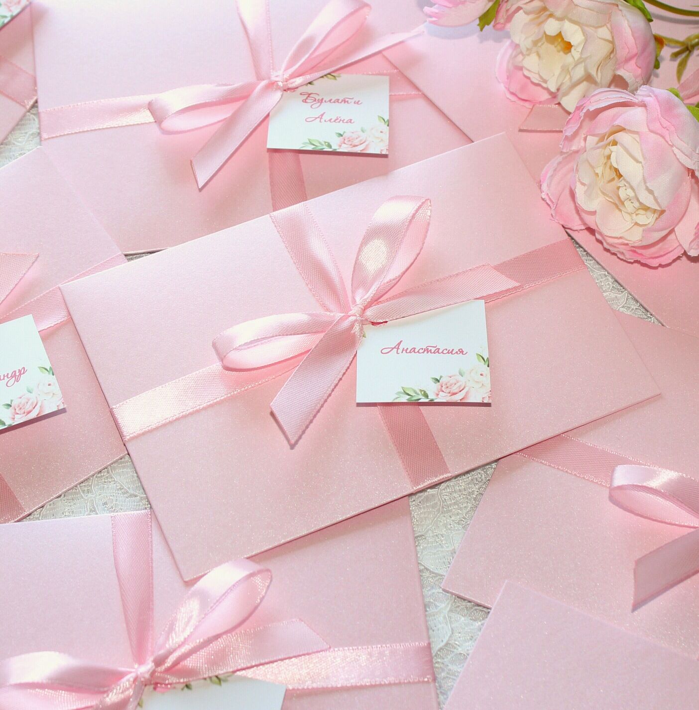 Изготовление свадебных пригласительных конвертов