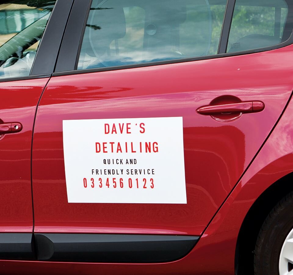 Печать магнитных наклеек