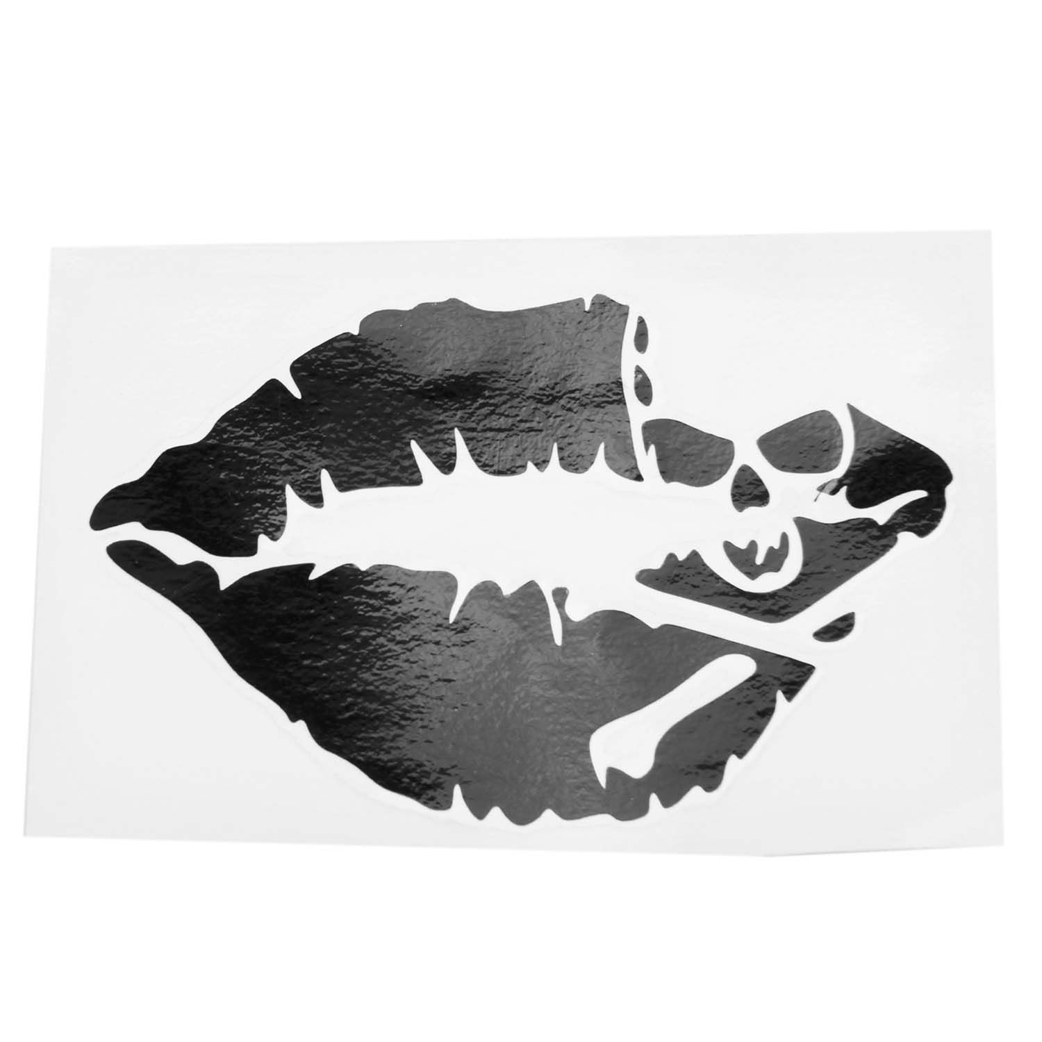 Печать черных наклеек