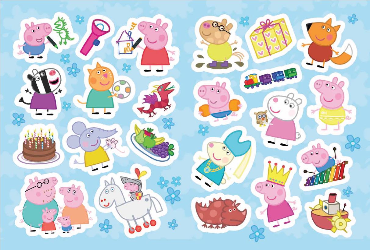 Печать детских наклеек