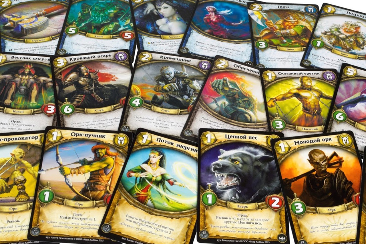 Печать карточек для игр