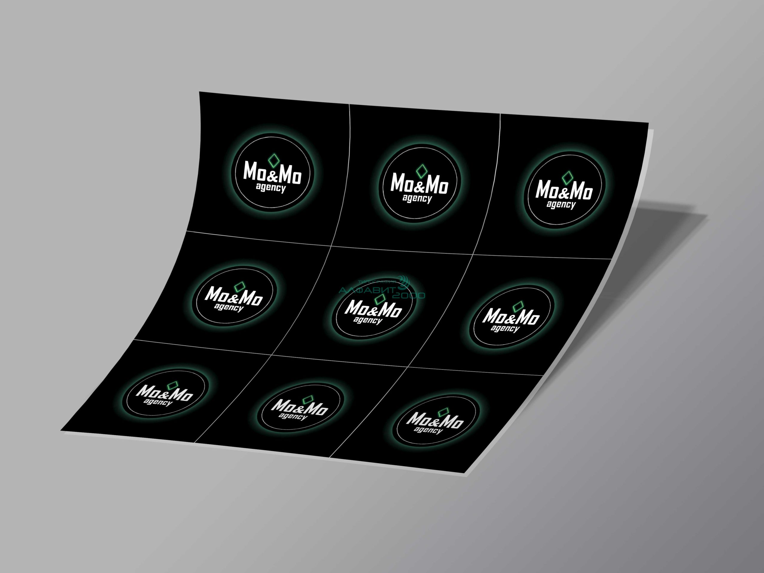 Печать наклеек А5