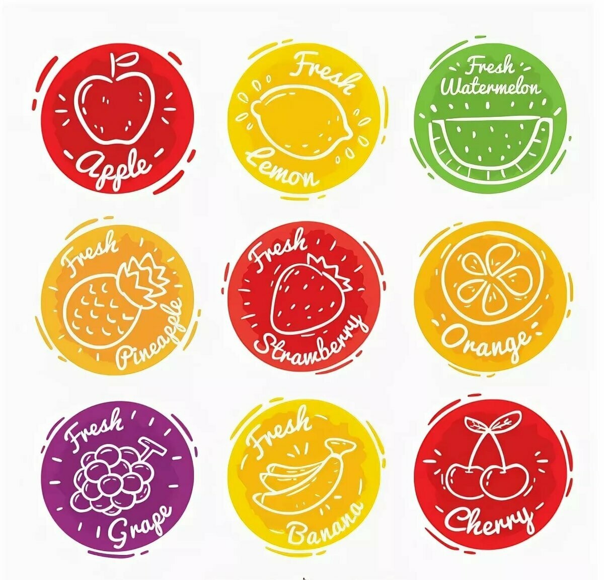 Печать наклеек для слаймов