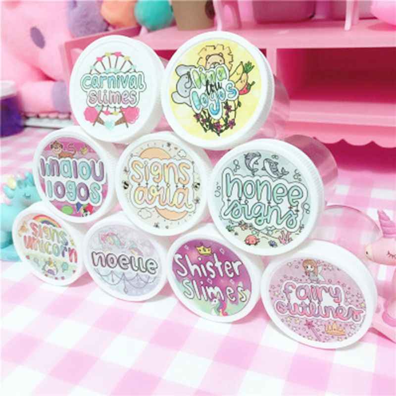 Печать наклеек для слаймов