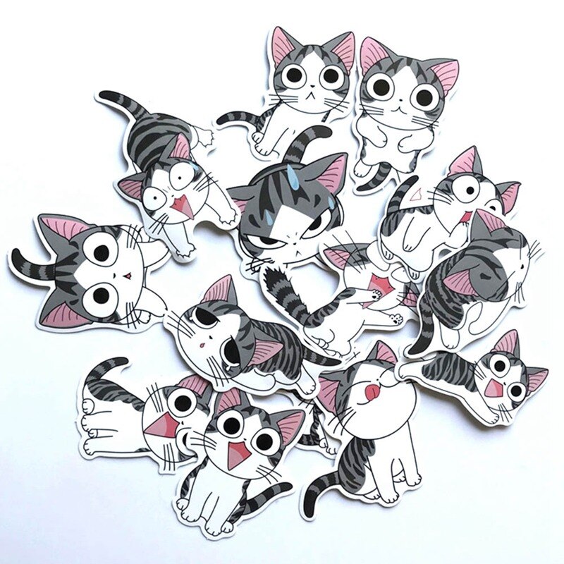 Печать наклеек котиков