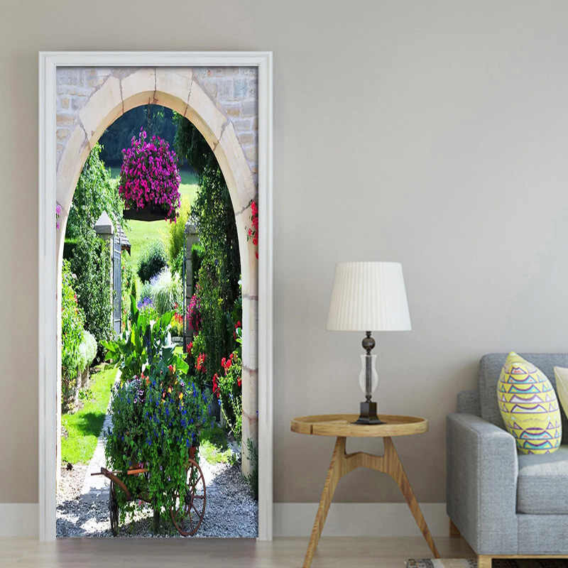 Печать наклеек на дверь