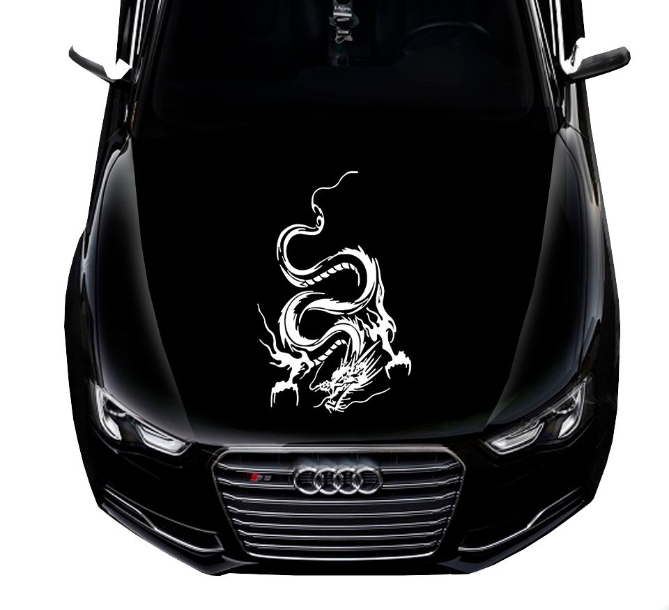 Печать наклеек на капот