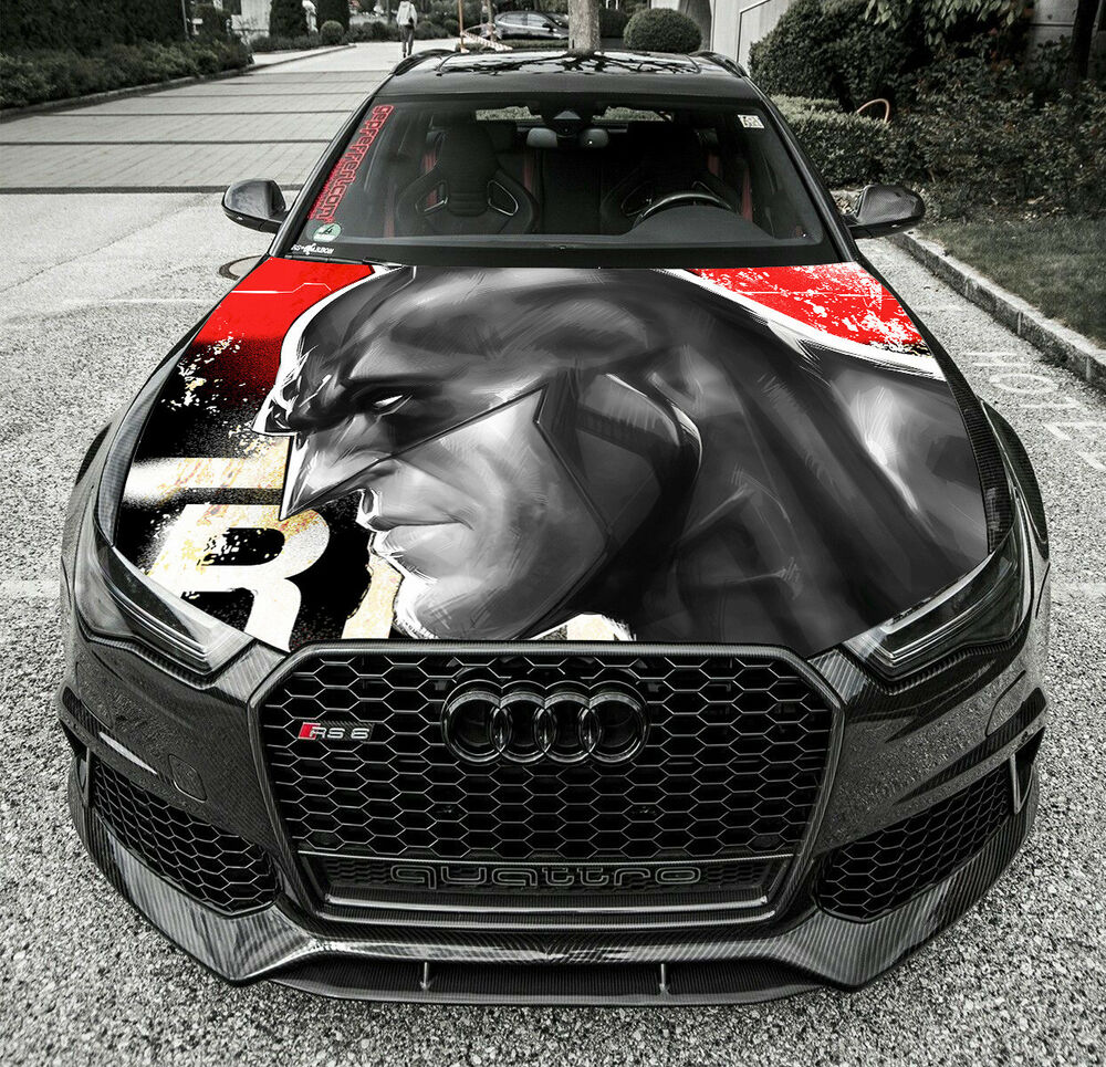 Печать наклеек на капот