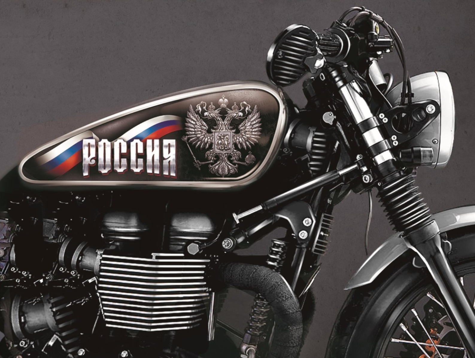 Печать наклеек на мотоцикл