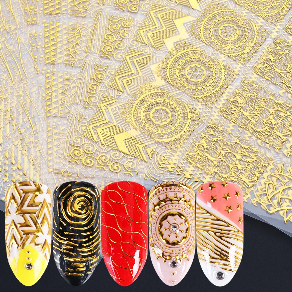 Печать наклеек на ногти