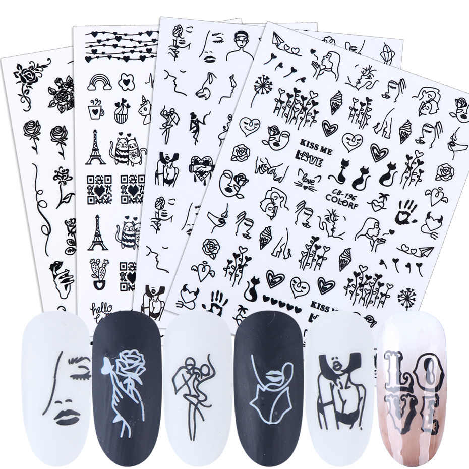 Печать наклеек на ногти