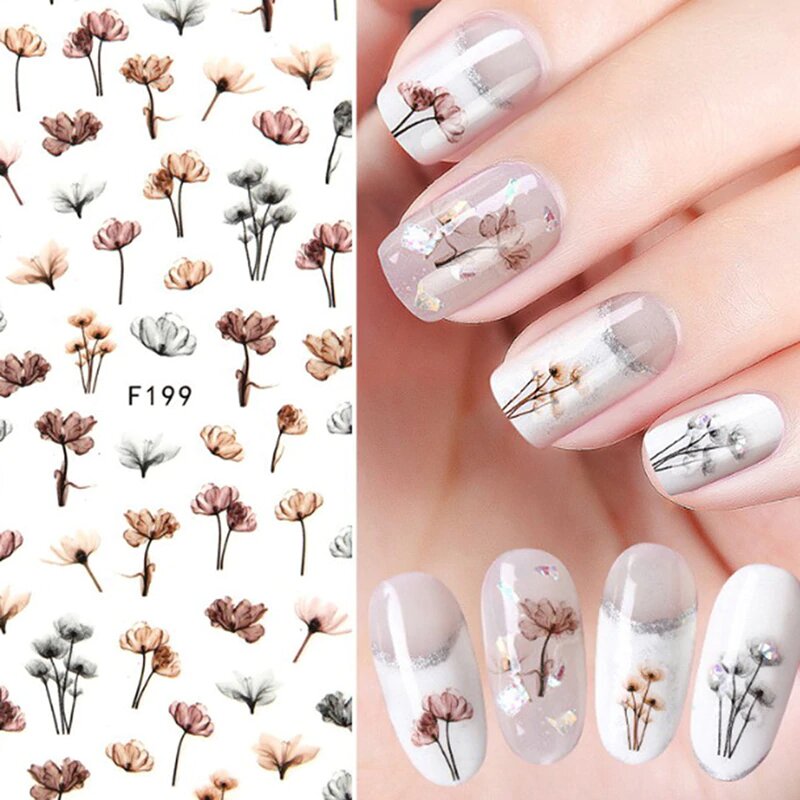 Печать наклеек на ногти