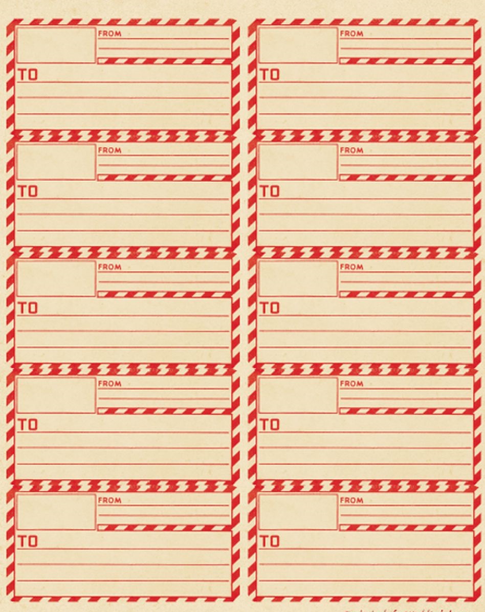 Печать наклеек на посылку