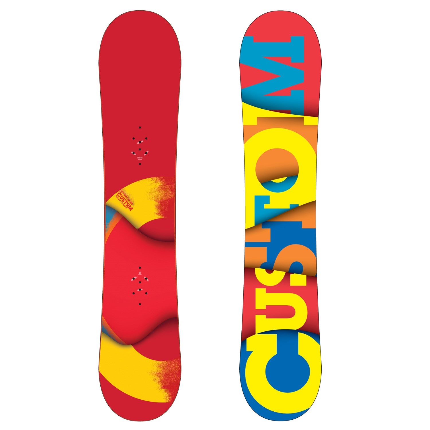 Печать наклеек на сноуборд