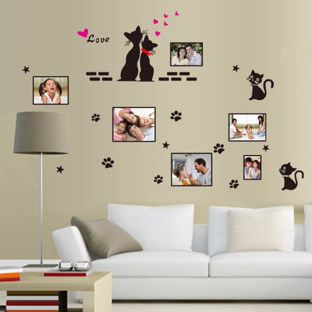 Печать наклеек на стену