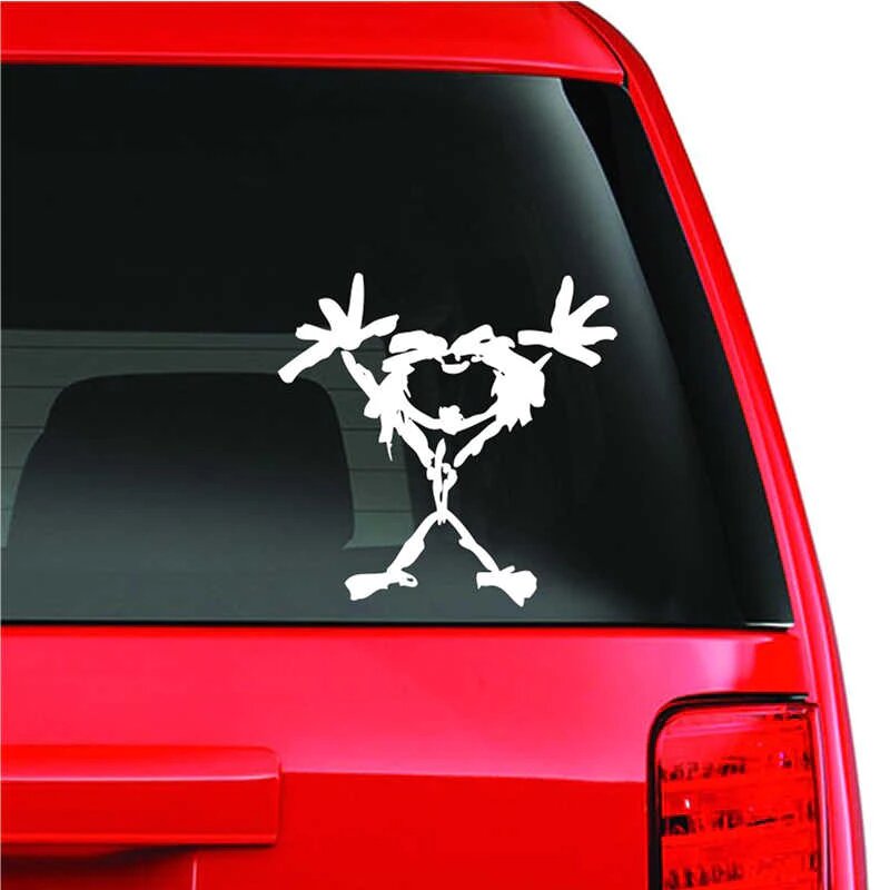 Печать наклеек на заднее стекло