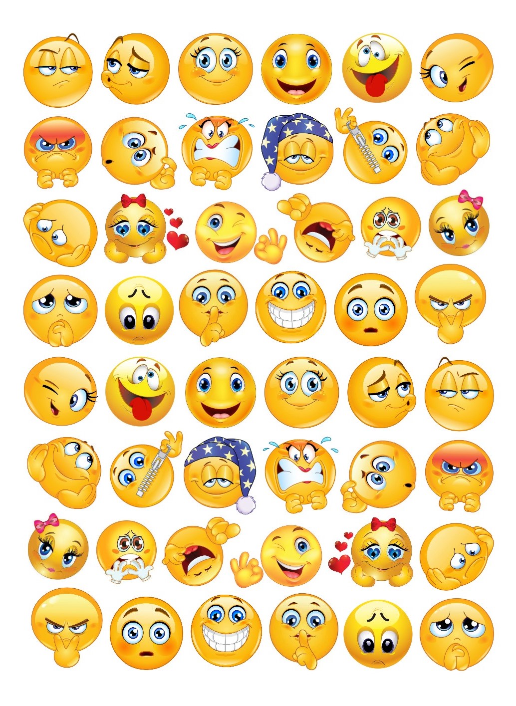 Печать наклеек разных персонажей