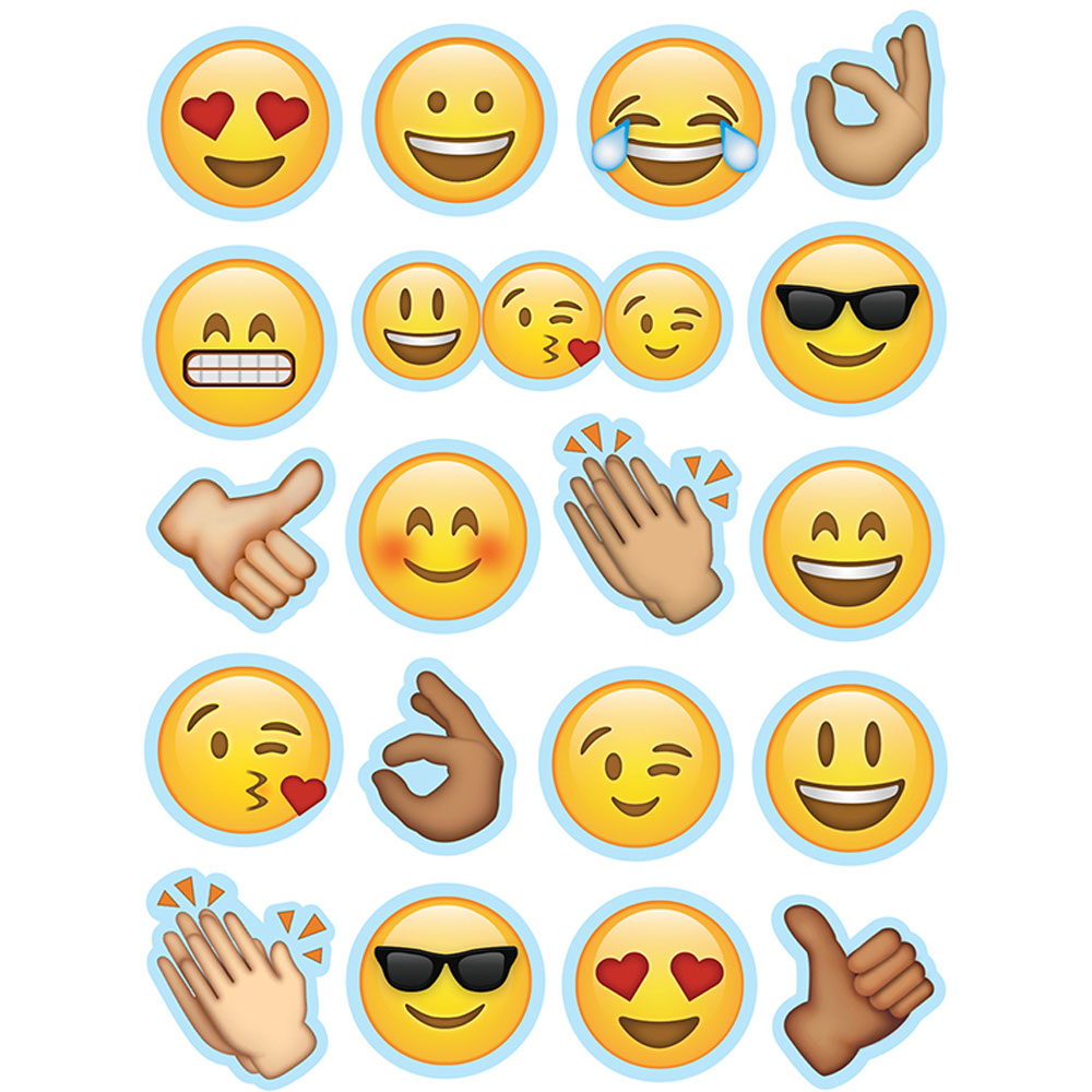 Печать наклеек смайликов