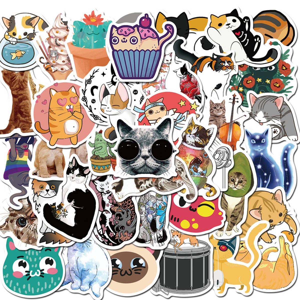 Печать наклеек животных