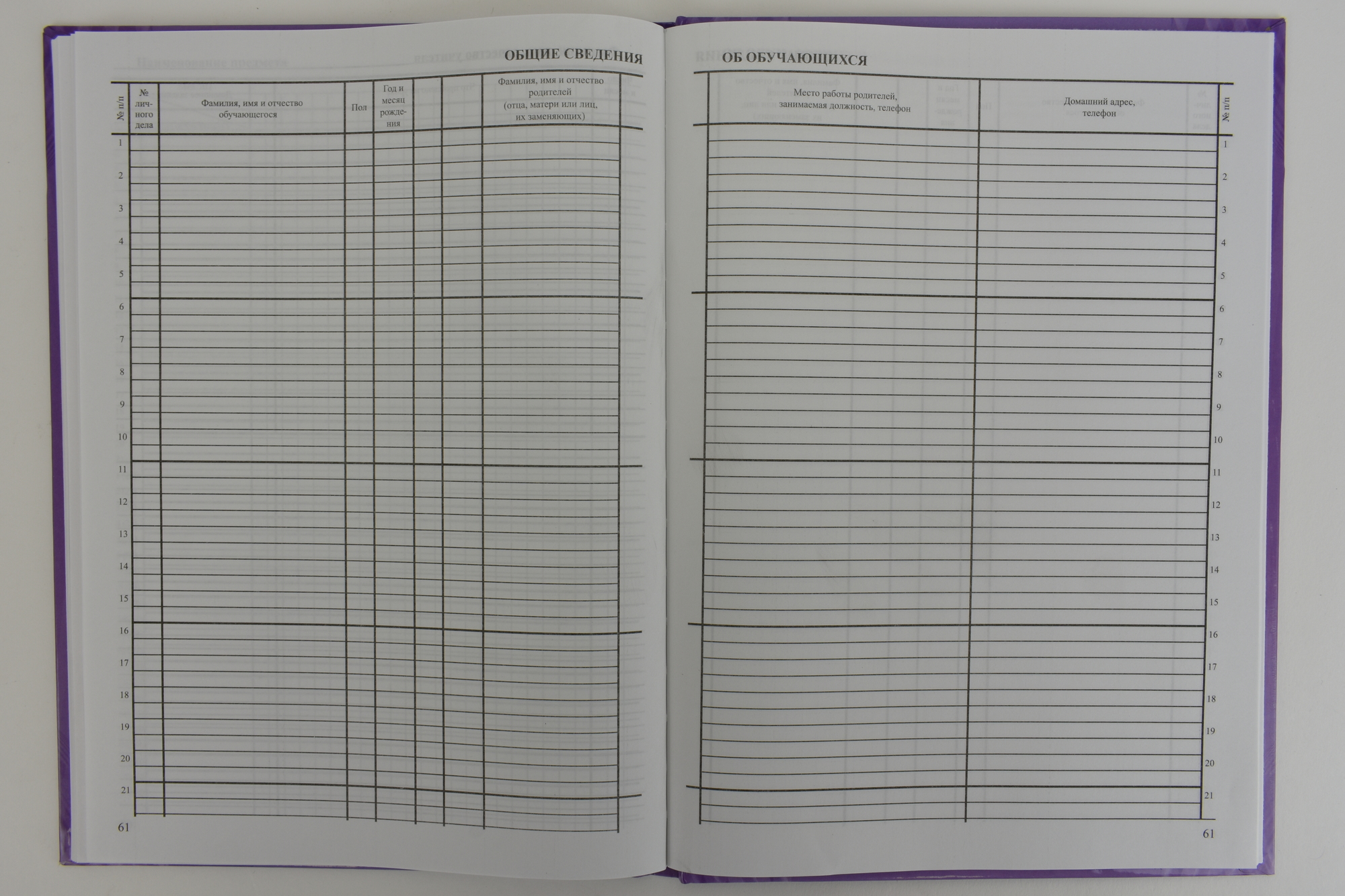 Печать школьных журналов