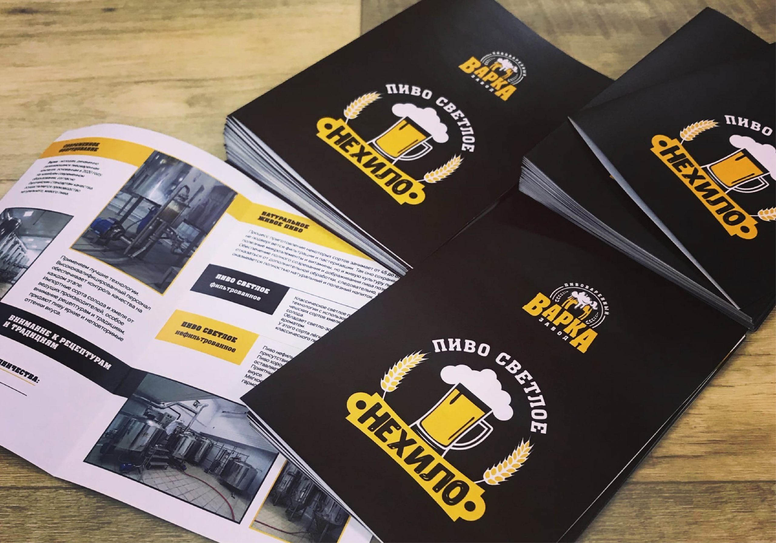 Печать цветных буклетов