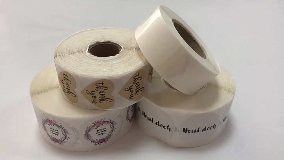 Печать рулонных наклеек