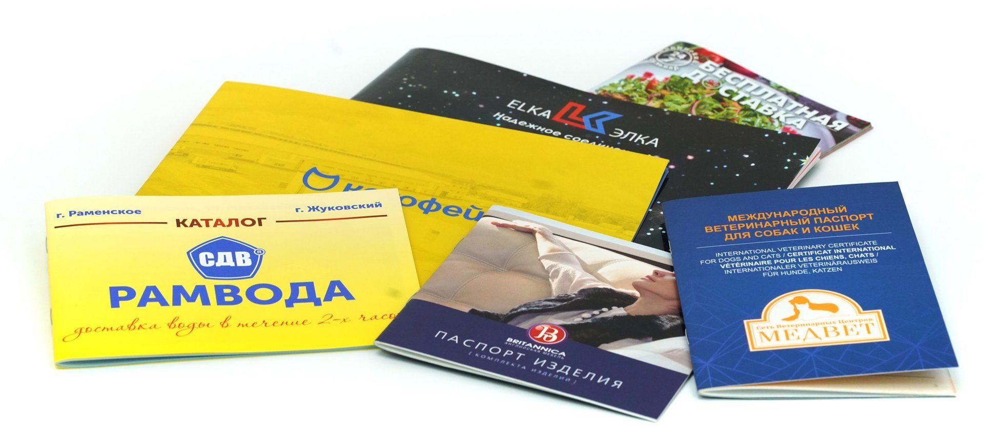 Цифровая печать буклетов