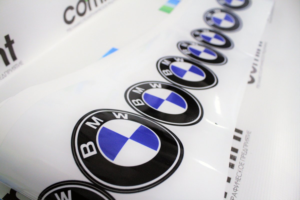 УФ печать наклеек