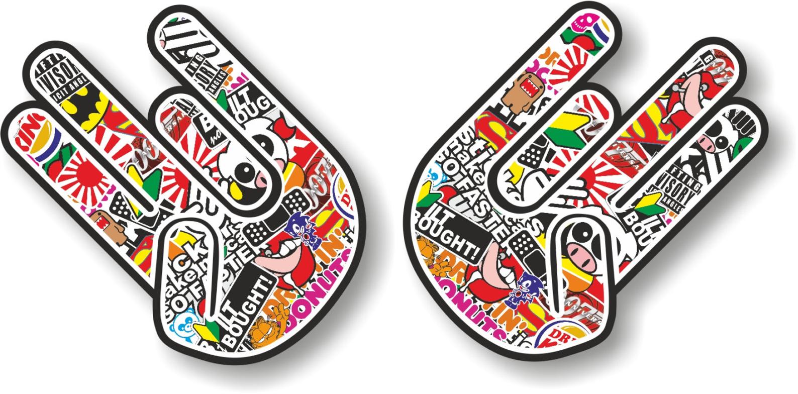 Виды наклеек