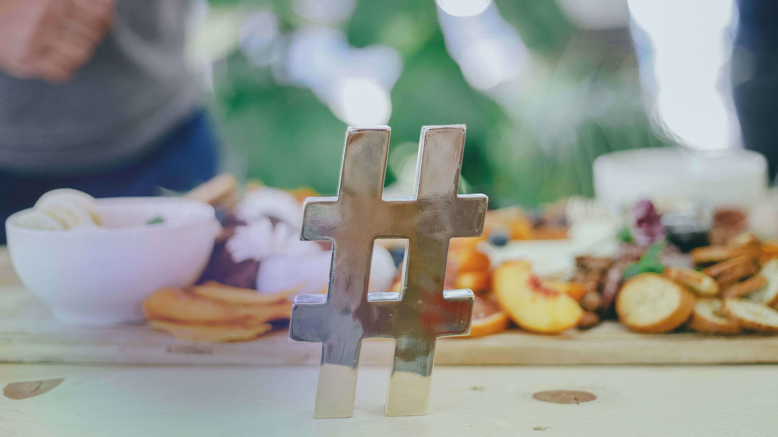 Изготовление хештега на заказ