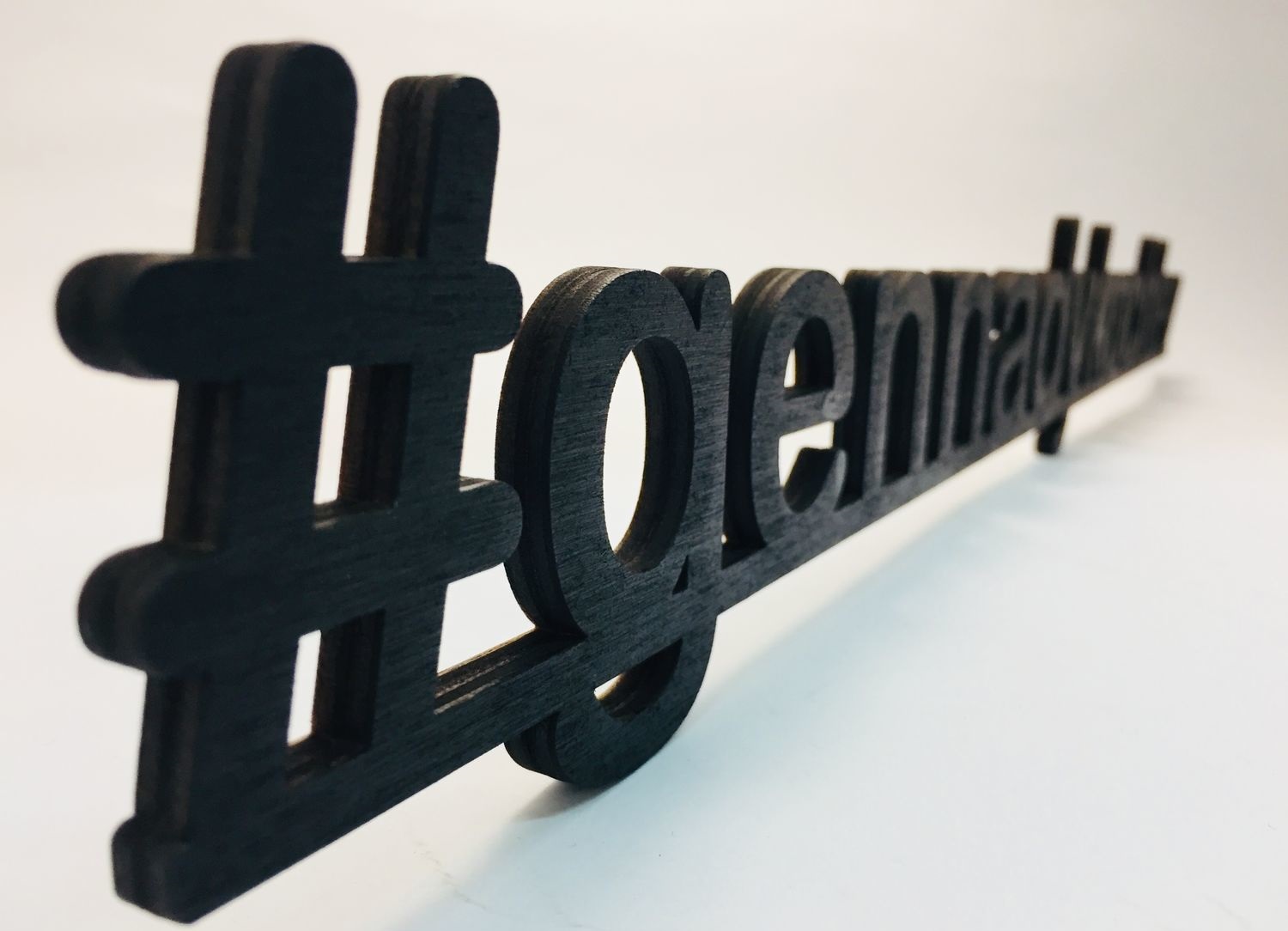 Изготовление хештега на заказ