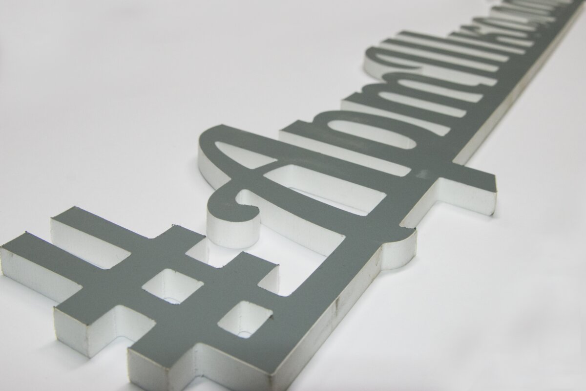 Изготовление хештега на заказ