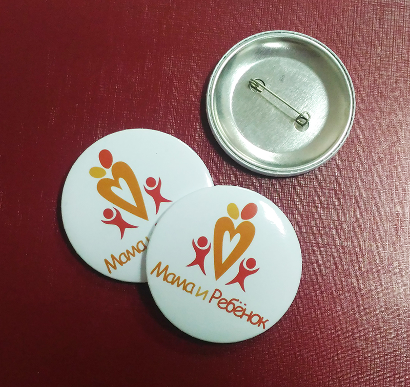 Изготовление значков с логотипами