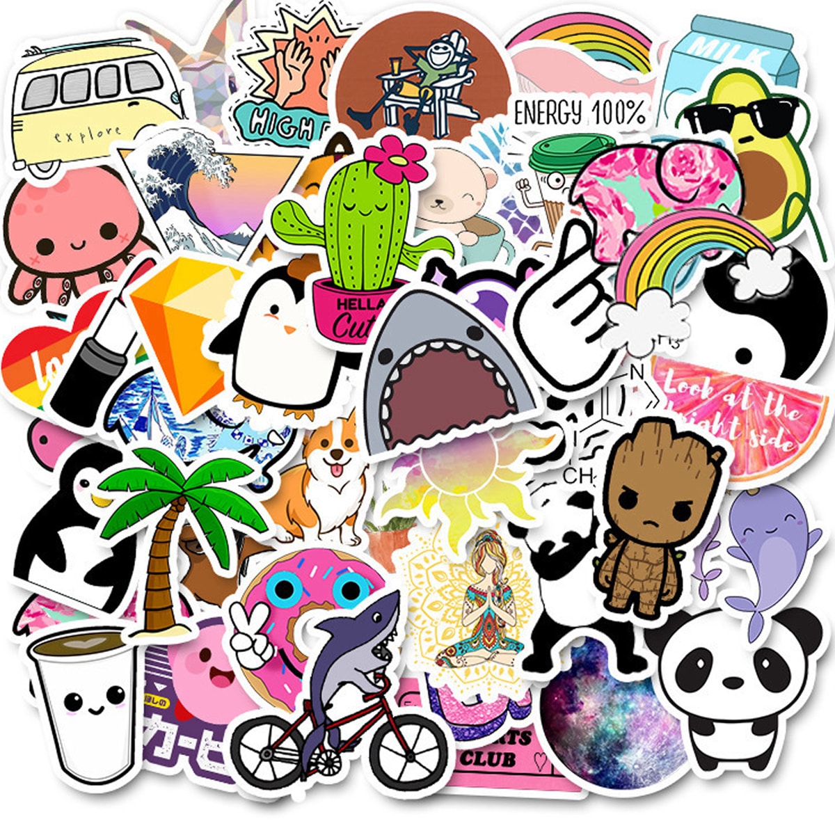 Печать наклеек на заказ