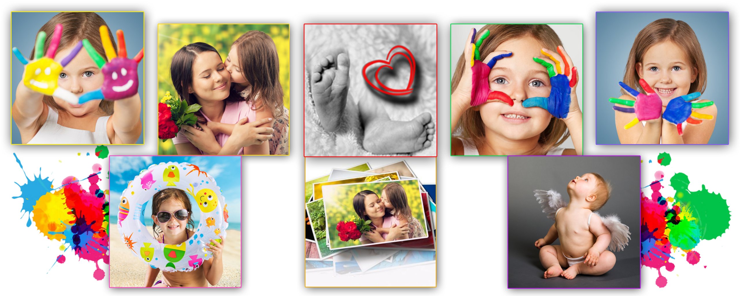 Печать фото 15х15