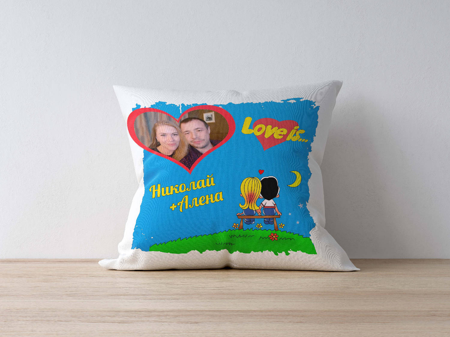 Печать фото на подушке