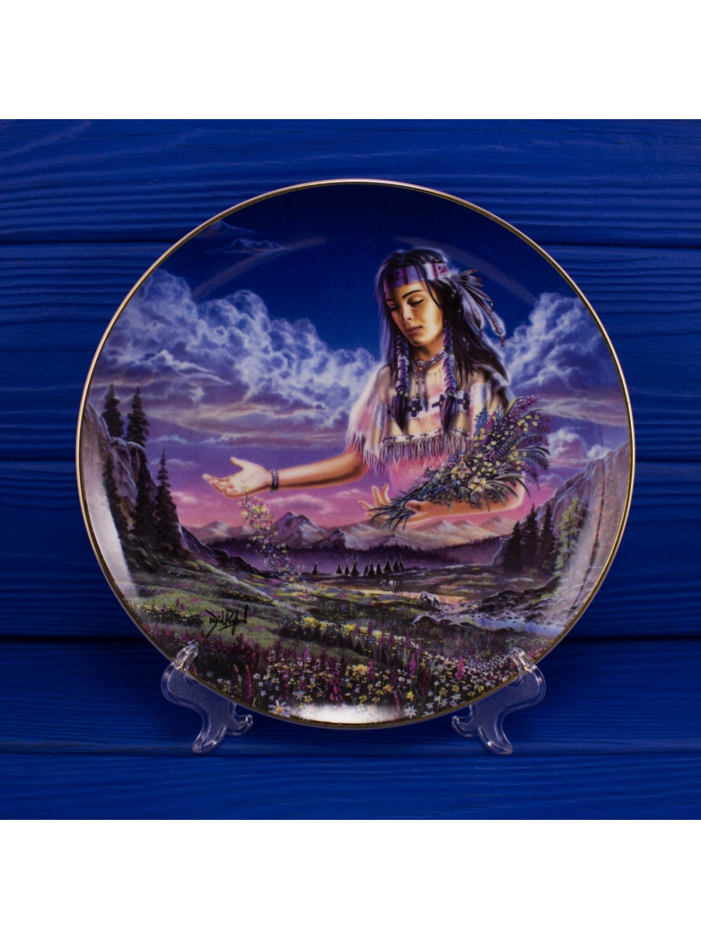 Печать фото на тарелке