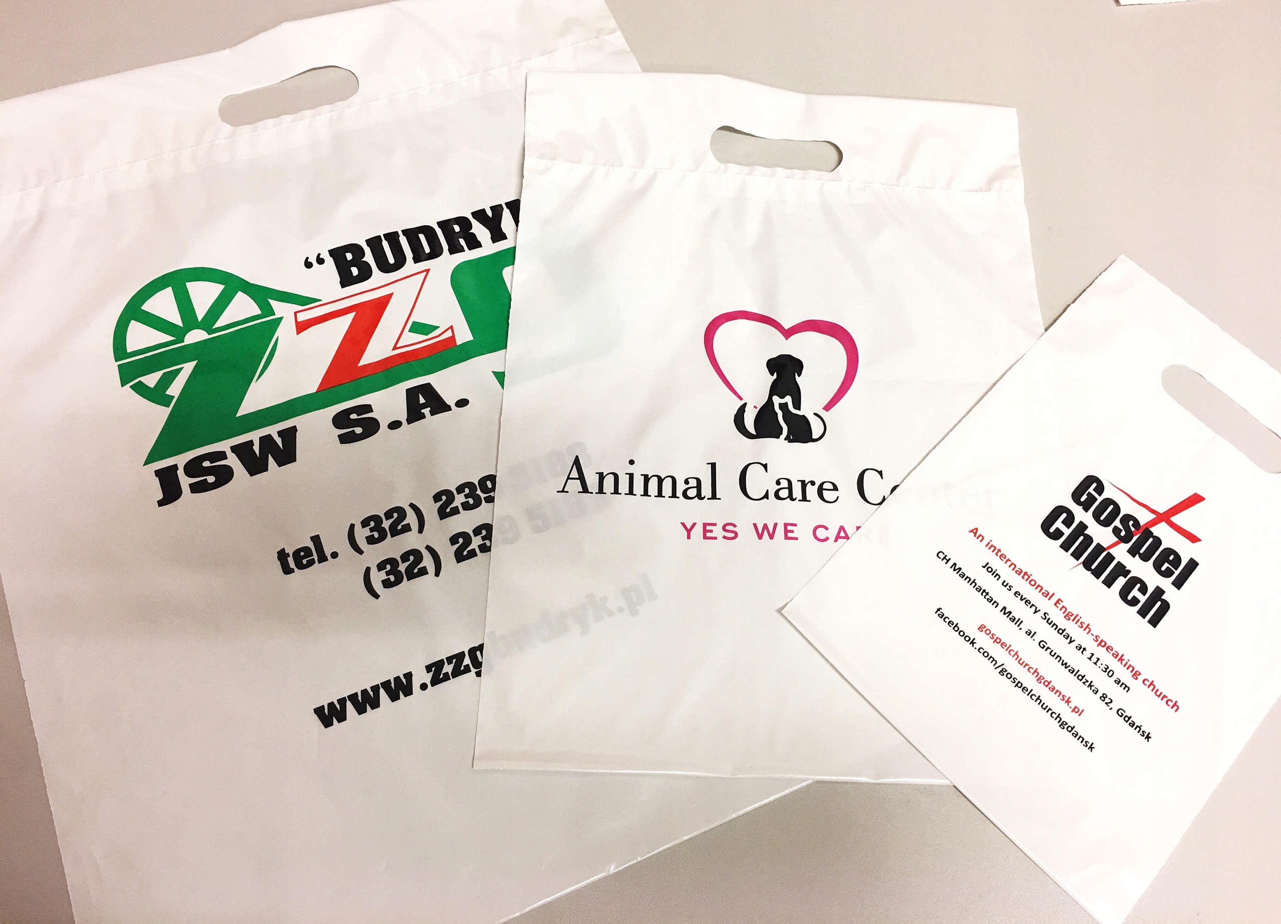 Печать малым тиражом на пакетах ПВД