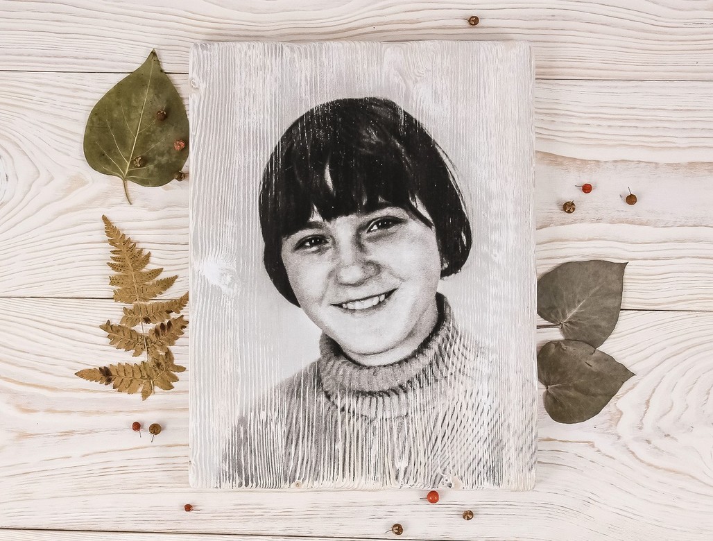 Печать на дереве