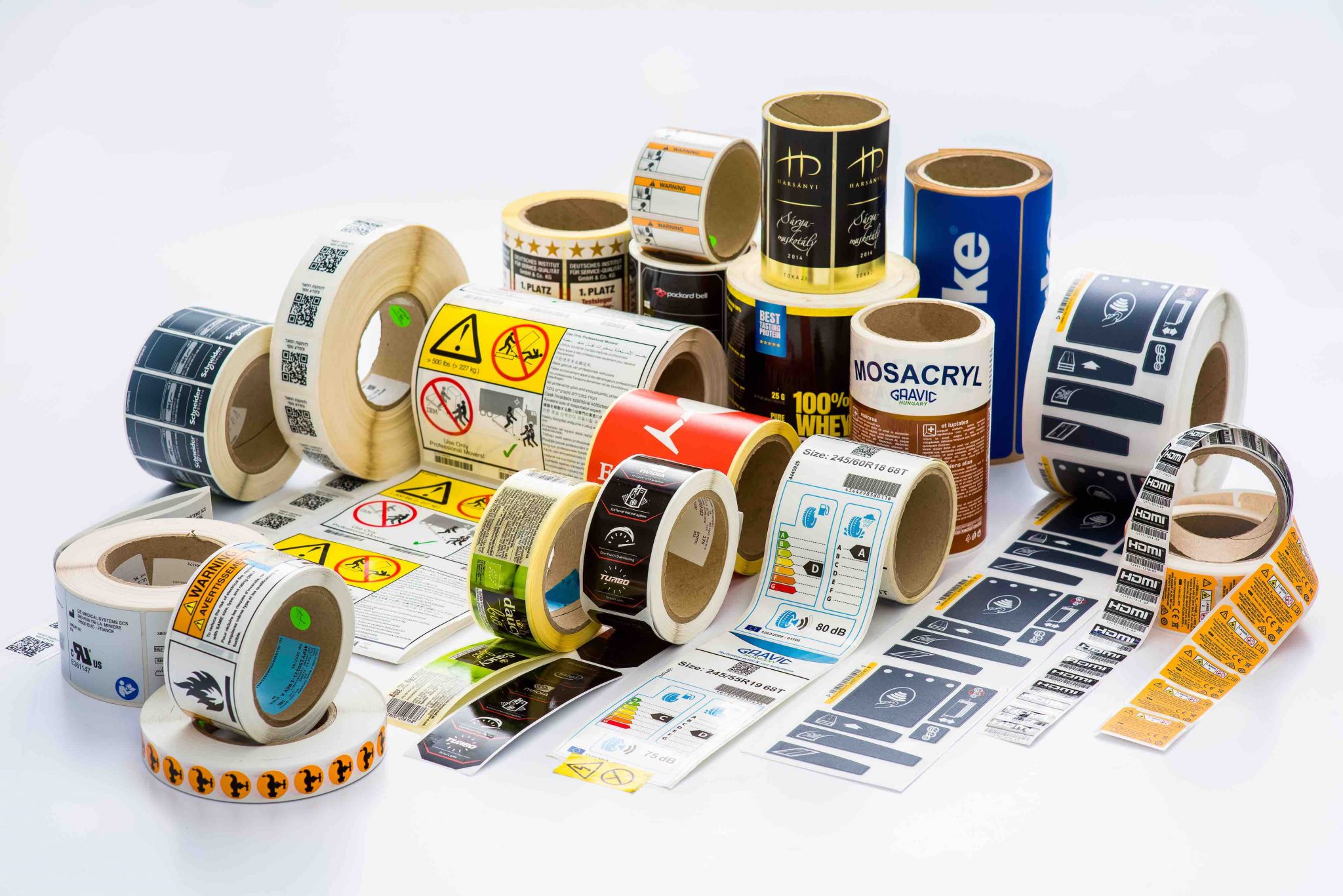 Печать этикеток малым тиражом