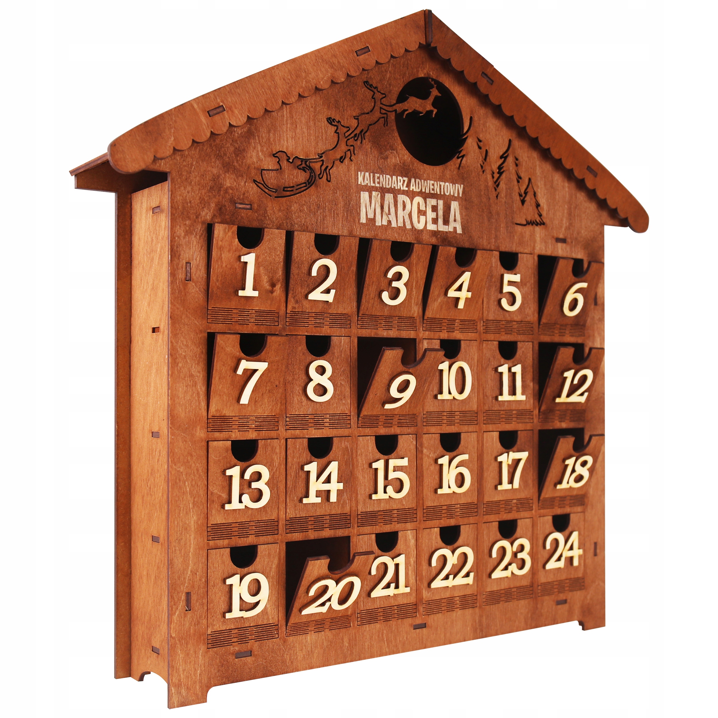 Дизайн календарей-домиков