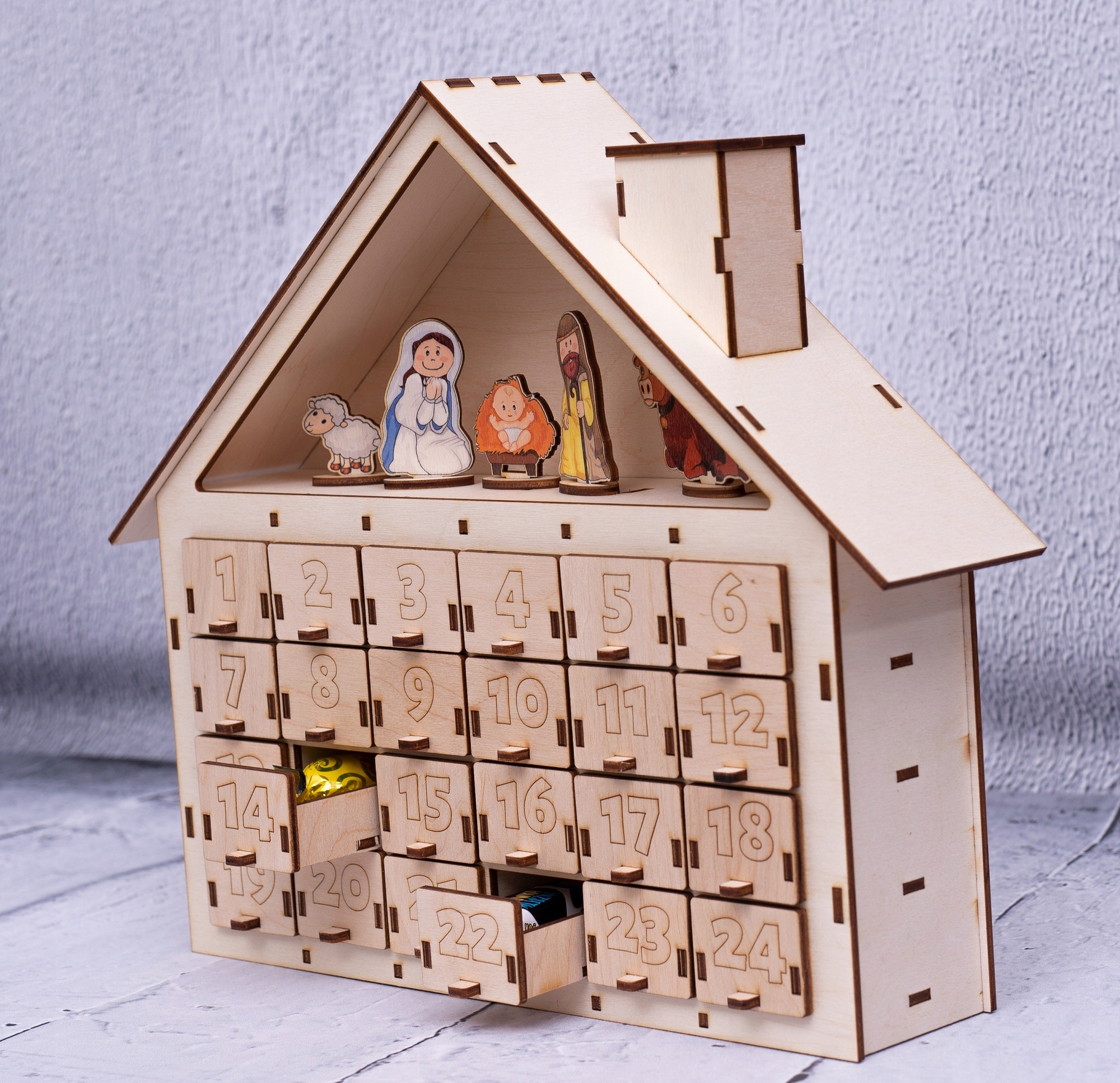 Дизайн календарей-домиков