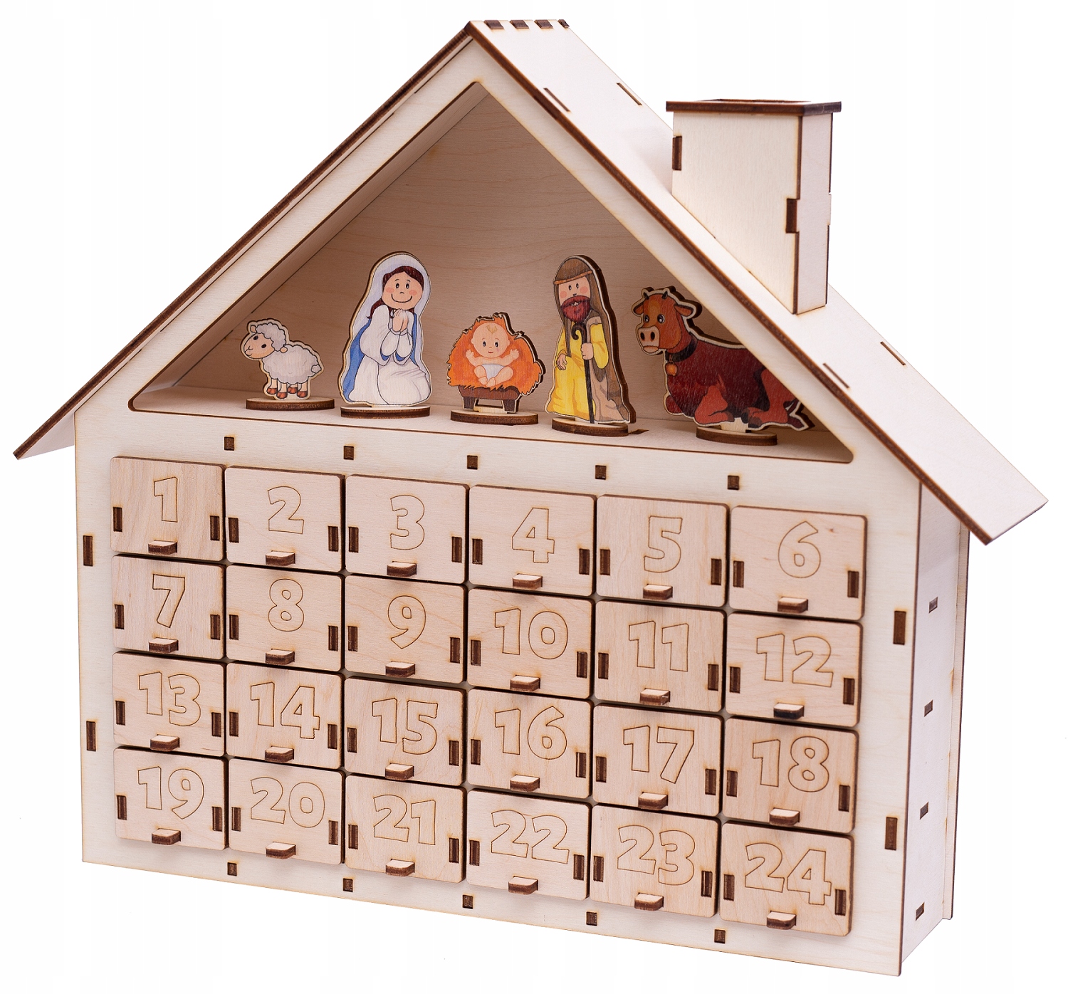 Изготовление деревянных календарей-домиков