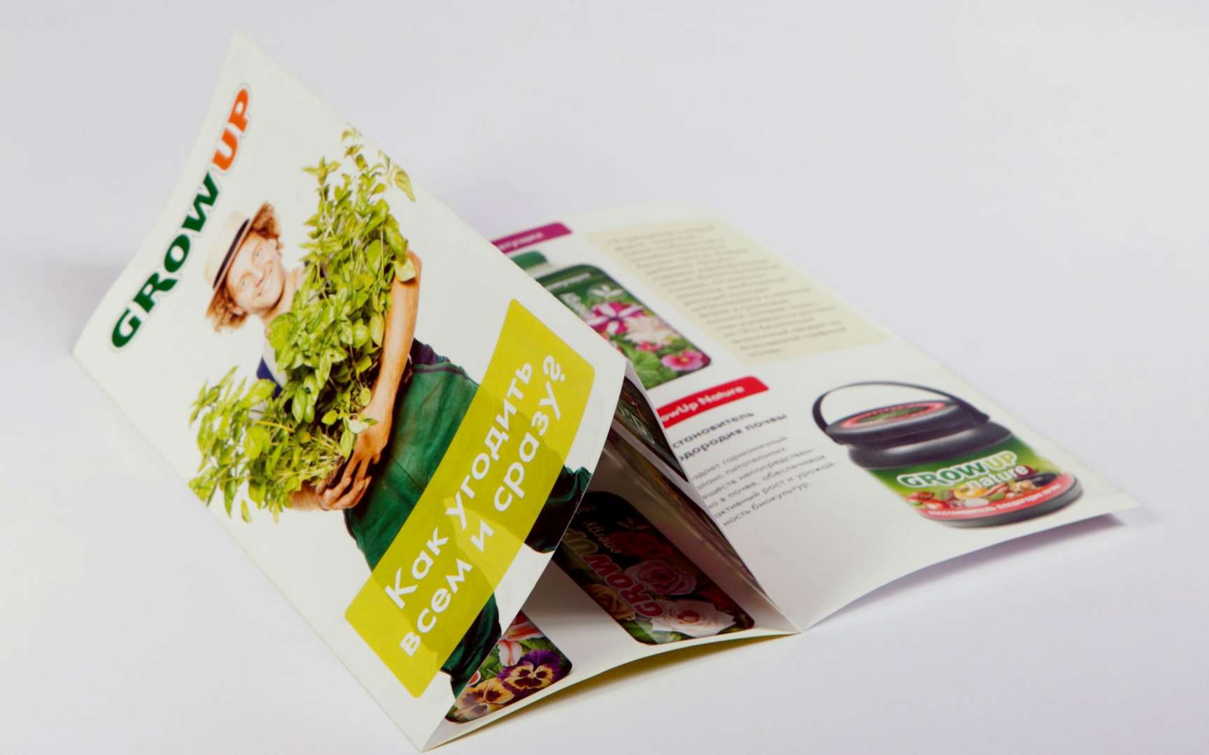 Печать буклетов гармошка 3 фальца