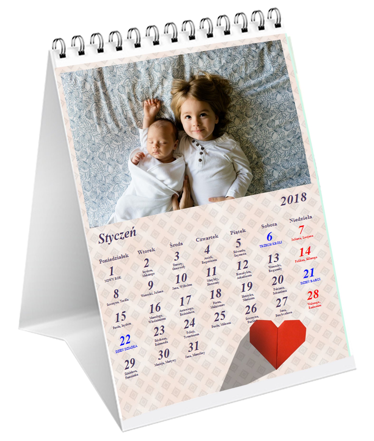 Печать календарей-домиков А4