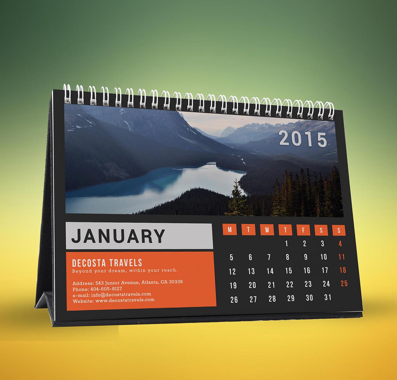 Печать календарей-домиков на пружине