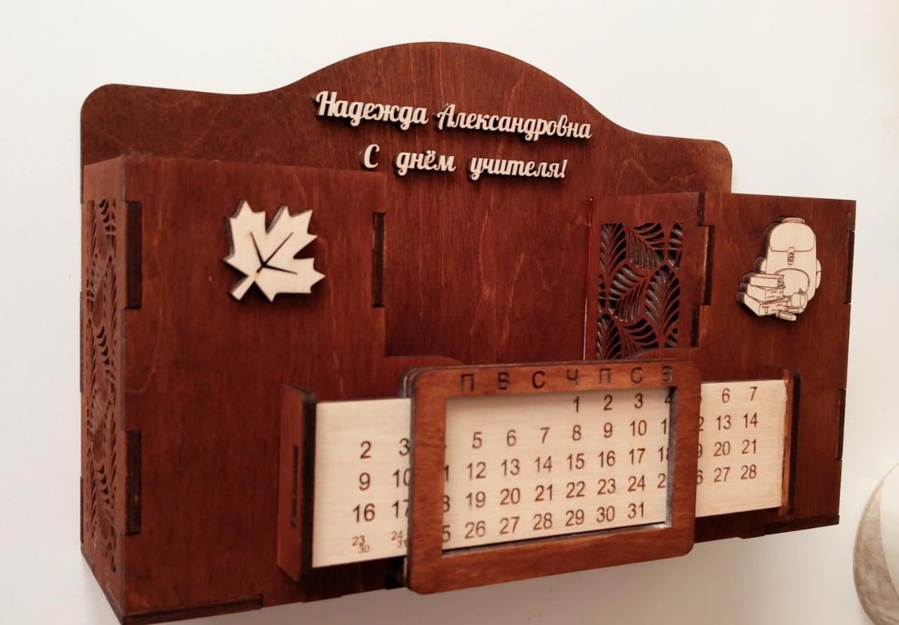 Печать календарей-домиков подставка