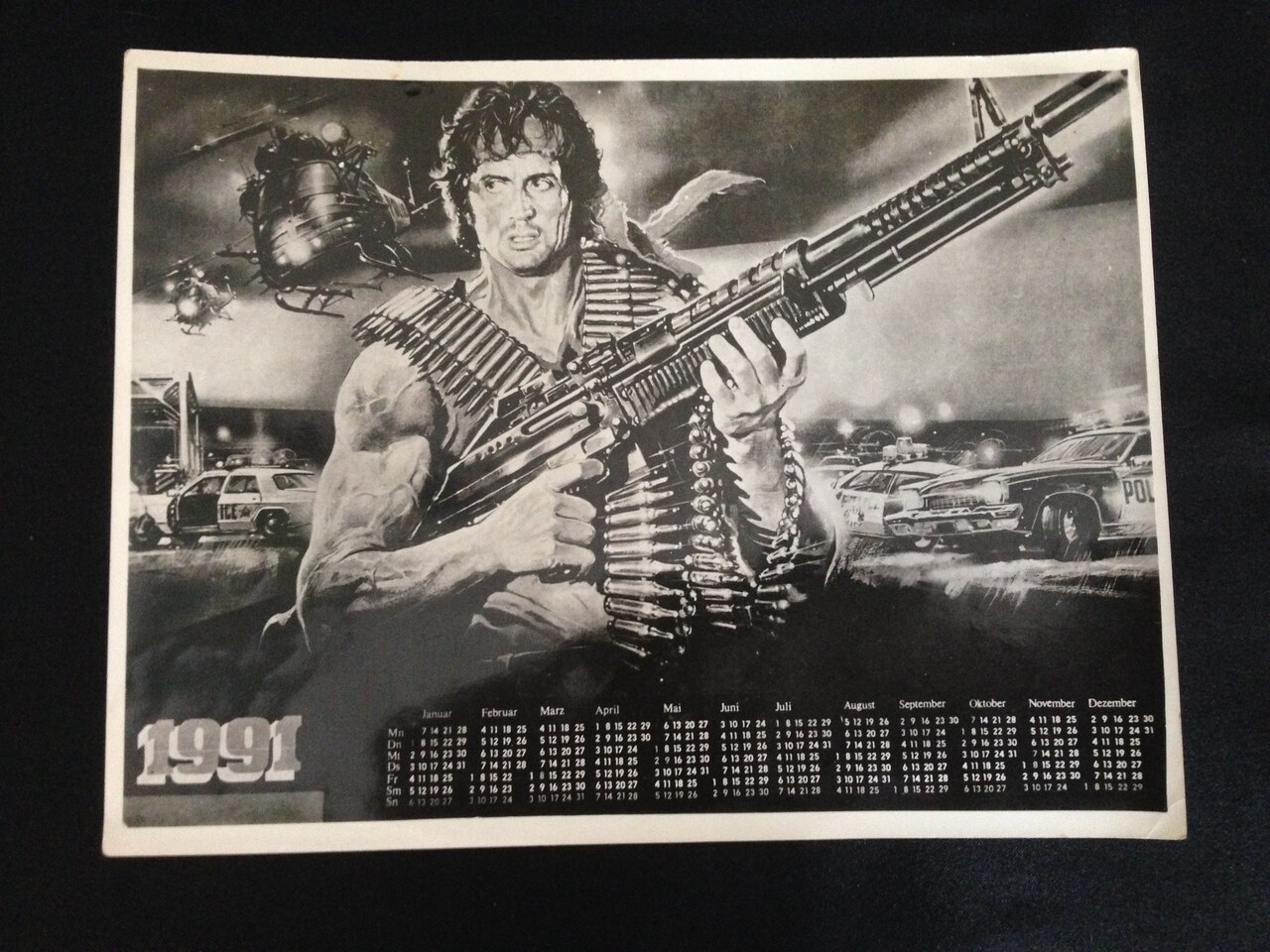 Печать календарей-плакатов 90-х