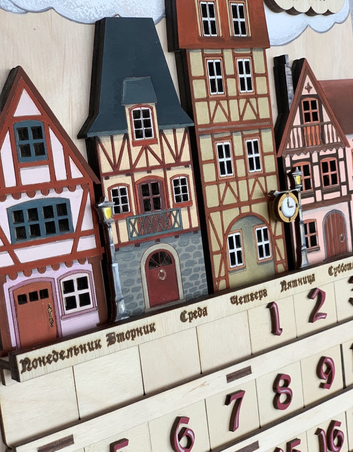 Печать вечных календарей-домиков