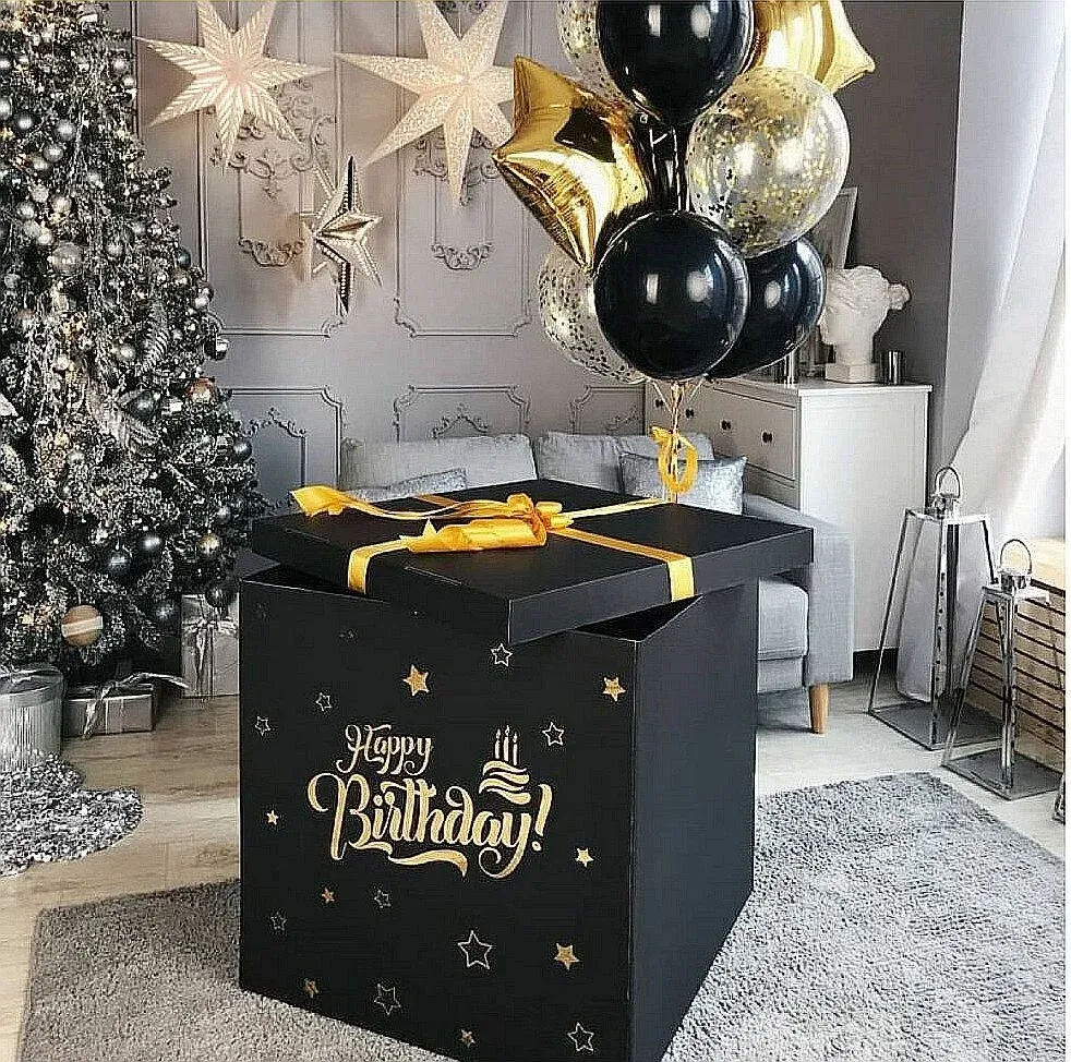 Коробки с шарами